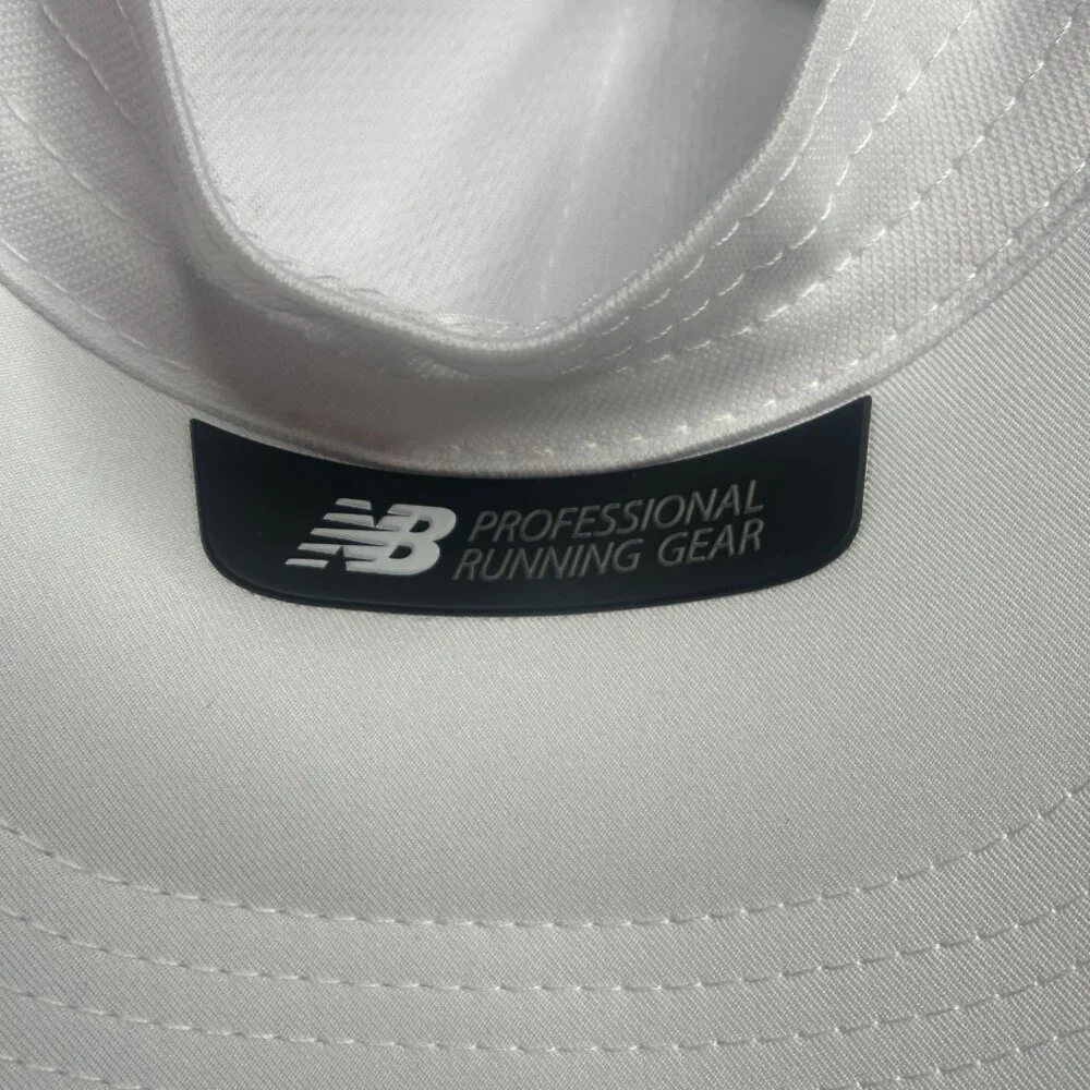 NWT New Balance Men's 6 Panel Pro Run Hat One Size (WHITE) (LAH41002)